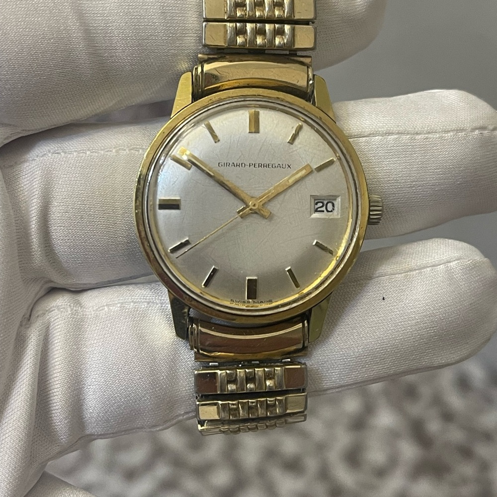 Vintage Girard-Perregaux 9292 Manual Men’s Watch 34.5mm Swiss Made Very Rare